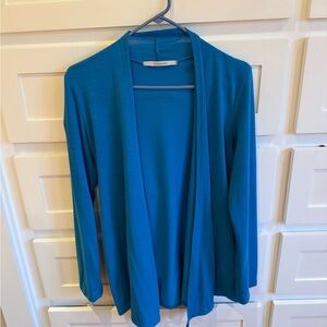 Women's Blue Cardigan Sweater